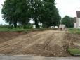 Début des travaux d'espaces publics - terrassement des voies - 13 juin 2012