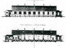 Détail des plan d'époque - rue Ranchot - Hôpital Militaire Baudens